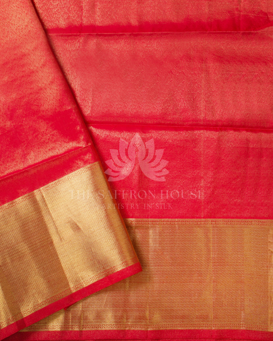 Red Pure Zari Kanchipuram Silk Saree - A22 - View 5